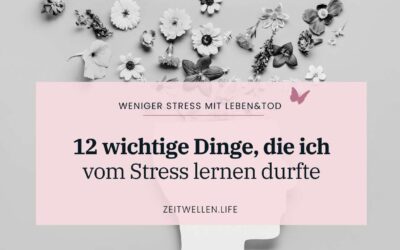 12 wichtige Dinge, die ich vom Stress lernen durfte
