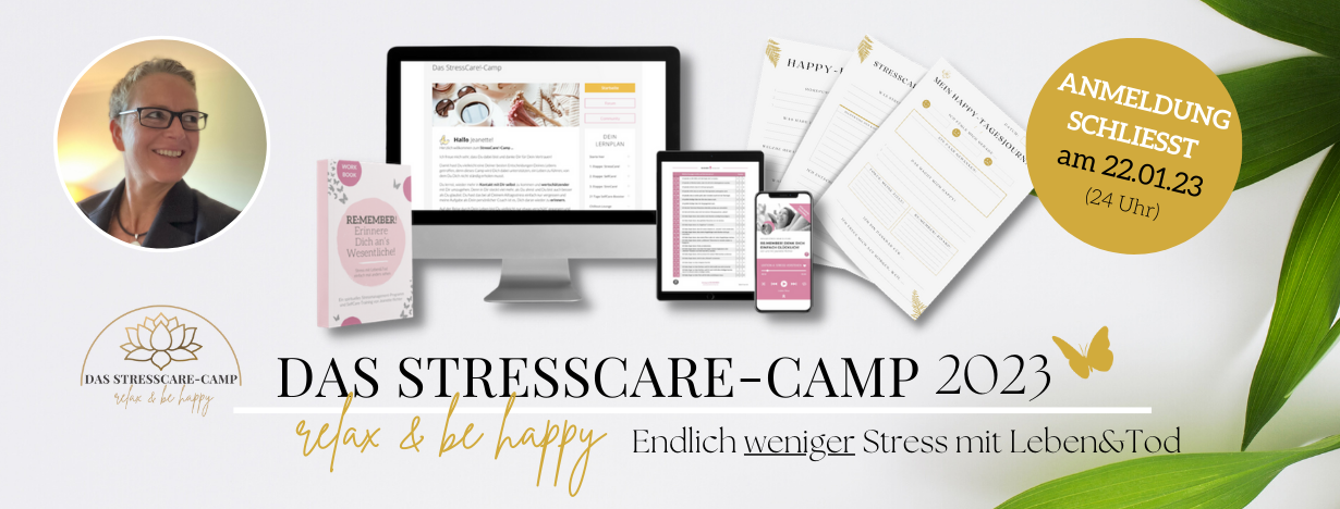Anmeldung StressCare-Camp