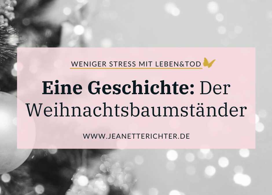 Der alte Weihnachtsbaumständer