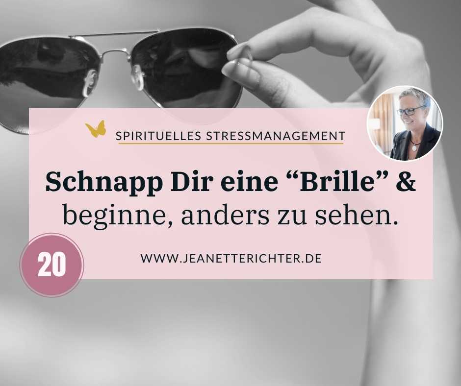 Lektion 20 Schnapp dir eine brille und beginne anders zu sehen