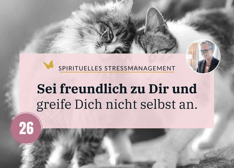 Impuls 26: Sei freundlich zu Dir und greife Dich nicht selbst an.