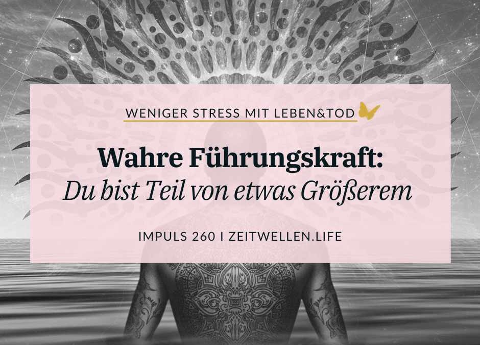 Impuls 260: Erinnere Dich, dass Du Teil von etwas Größerem bist
