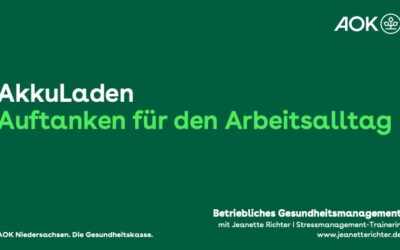 Akkuladen in der Kita Hasekünne: Entspannung pur für das Team